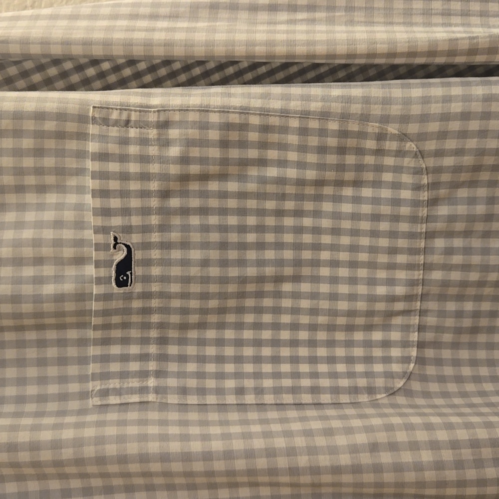 Vineyard Vines Button-down Shirt - White/Gray Plaid - Large - Picture 6 of 14